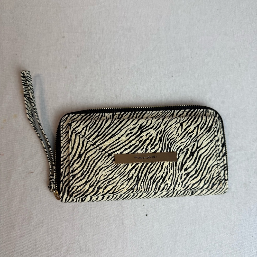 Tahari Zebra Print Wallet